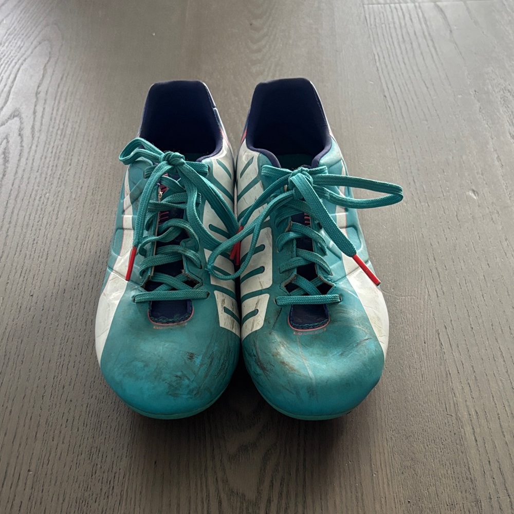Puma Kids Teal White Athletic Sneakers